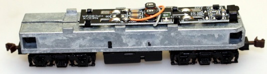 Complete Loco Chassis - Black ( N F7A )